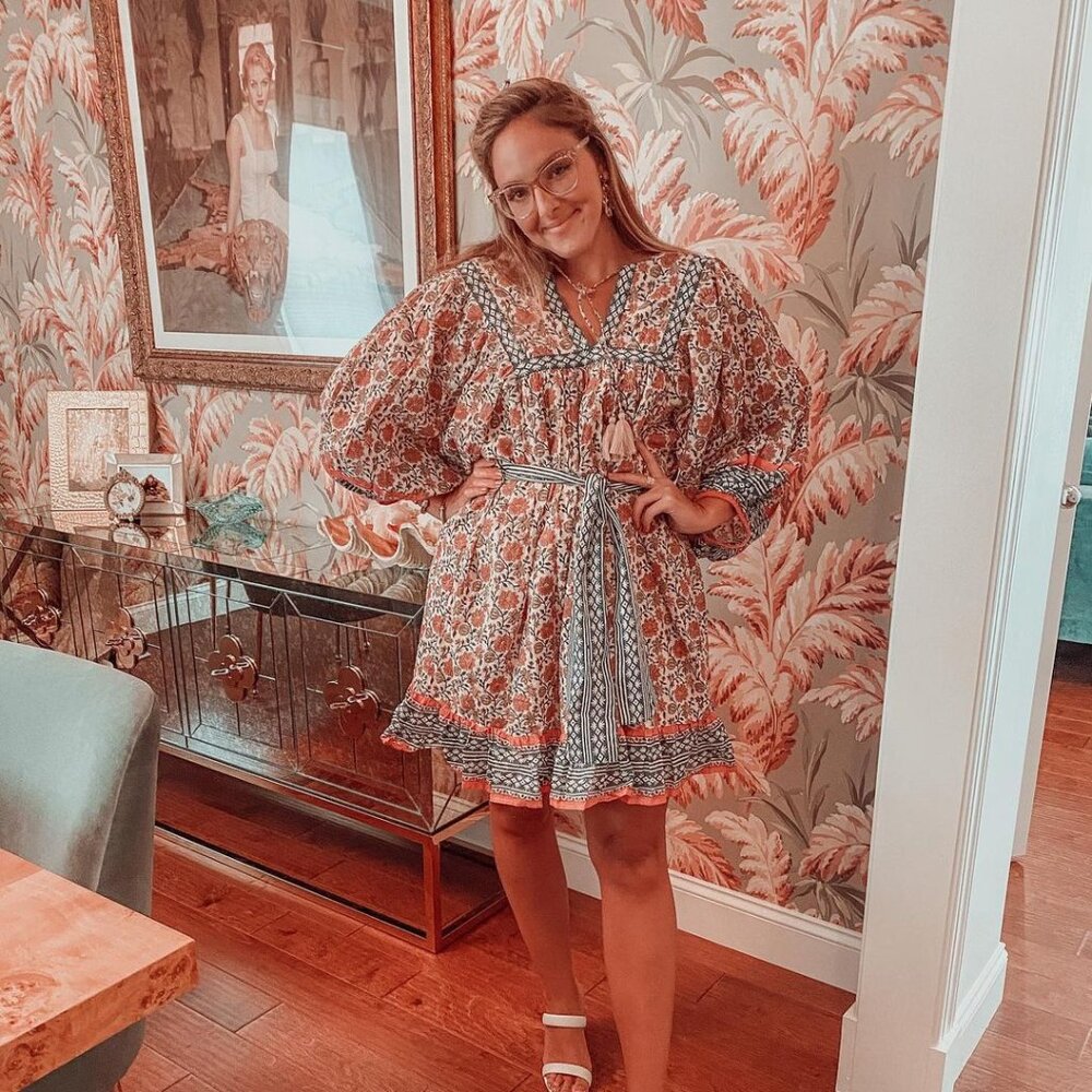 NWOT ANTHROPOLOGIE CLEOBELLA Rodriga Tasseled Mini Dress M - Picture 12 of 15